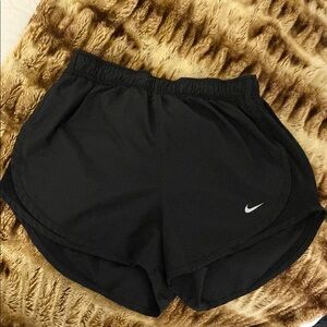 Nike Black Athletic Shorts Lightweight Performance